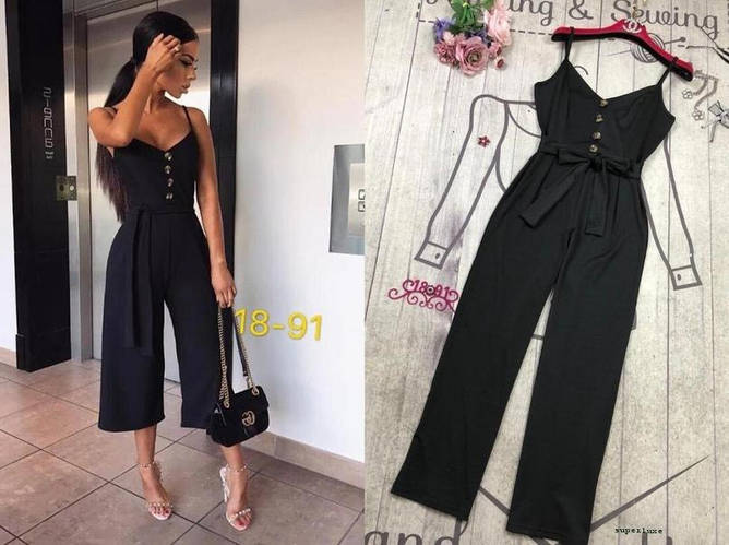 Купить Стильный женский комбинезон с кюлотами, цена 400 грн — Prom.ua ...