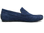 Літні темно-сині чоловічі мокасини перфорація взуття великих розмірів Rosso Avangard Cross Sapphire BS, фото 4