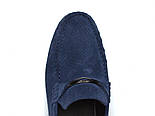 Літні темно-сині чоловічі мокасини перфорація взуття великих розмірів Rosso Avangard Cross Sapphire BS, фото 7