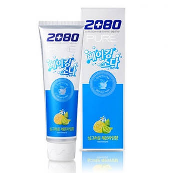 Зубна паста з харчовою содою зі смаком лимона Aekyung 2080 Pure Baking Soda Lemon Lime 120 г