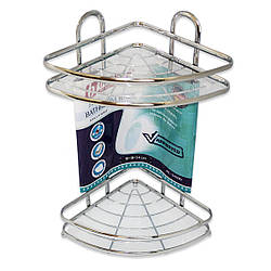 Полиця для ванної Besser кутова 34.5*17.5*17.5 см