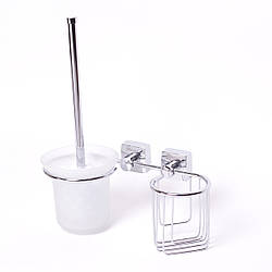 Йорж для унітазу Besser з підставкою і кошиком для освіжувача повітря