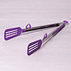 Щипці-лопатки силіконові 30.5 см з ручками з нержавіючої сталі, фото 9