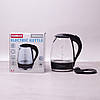 Чайник електричний Kamille 1.7 л з синім LED підсвічуванням, фото 2