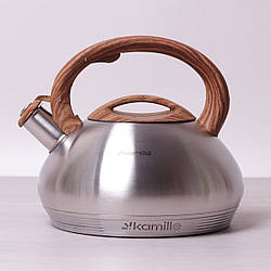 Чайник Kamille 3л з нержавіючої сталі зі свистком