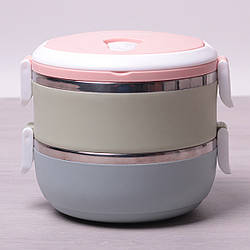 Ланч бокс подвійний Kamille 1400мл