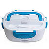Ланч бокс електричний 450 мл+650 мл (пластиковий корпус, внутрішні ємності з пластику), фото 4