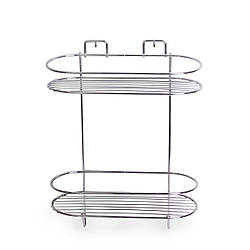 Полку 2-ярусна кутова хромована (овальна) Besser