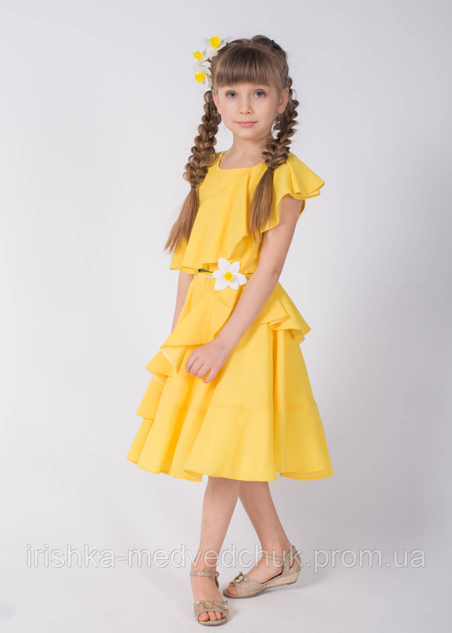 Сукня Nadine, Yellow Narcissus зростання 134 Жовте