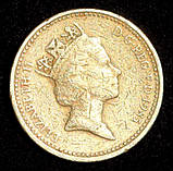 Монета Великобританії 1 фунт 1985 р., фото 2