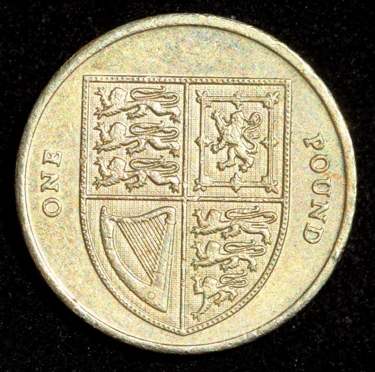 Монета Великобританії 1 фунт 2014 р., фото 1