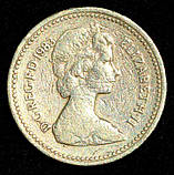 Монета Великобританії 1 фунт 1983 р., фото 2