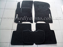 Ворсовые коврики в салон CHEVROLET Lacetti (Черный)