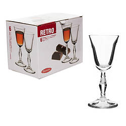 Набір чарок 50мл Retro 440074 (6шт)