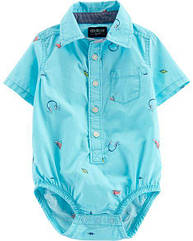 Дитяча боді-сорочка для хлопчика 6, 9, 12, 18, місяців