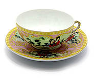 Чашка з блюдцем китайська порцеляна Yamasen 150 мл, фото 3