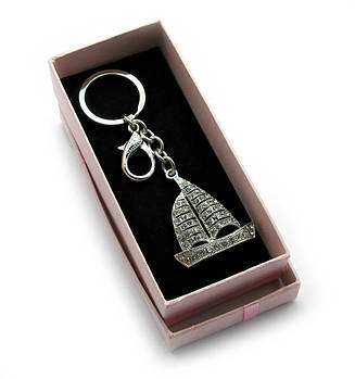 Брелок зі стразами "Вітрильник"