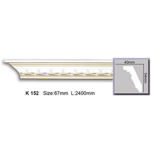 Стельовий гнучкий плінтус Harmony K152F (5,4х4)см, довжина 2м, фото 1