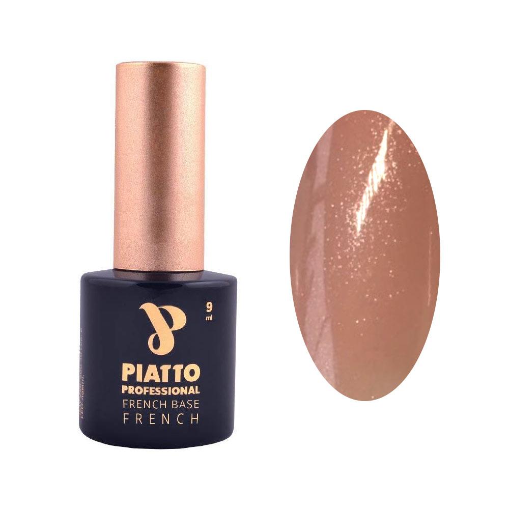 Основа френч каучуковая с шиммером №7 BASE PIATTO 9 мл