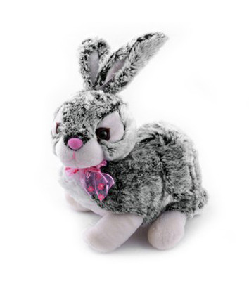 М'яка іграшка озвучена Кролик зимий 051-1