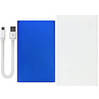 Power Bank під гравіювання або друк корпоративного логотипа 4000 mAh синій колір (E122-4000MAH-3), фото 7