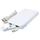 Power Bank під брендування корпоративним логотипом 10000 mAh білий колір (E510-10000MAH), фото 6