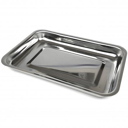 Лоток прямокутний 200х150 нерж. сталь, фото 1