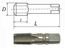 Мітчик для трубної різьби G3/4" (к-кт) ГОСТ 3266