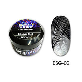 Spider Gel  ⁇  Павутинка BSG-02, чорний, 5 g Харків
