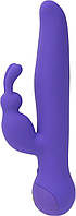 Силіконовий вібратор-кролик з сенсорним управлінням Touch by SWAN - Duo Purple