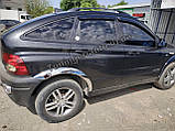 Дефлектори вікон (вітровики) Ssang Yong Actyon 2005-2014 (Auto Clover/Корея), фото 7