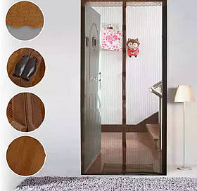 Москітна сітка з магнітами на дверний отвір р.1.2*2.1м