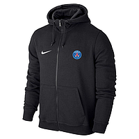 Мужская спортивная толстовка (кофта) ПСЖ-Найк,  PSG, Nike, черная