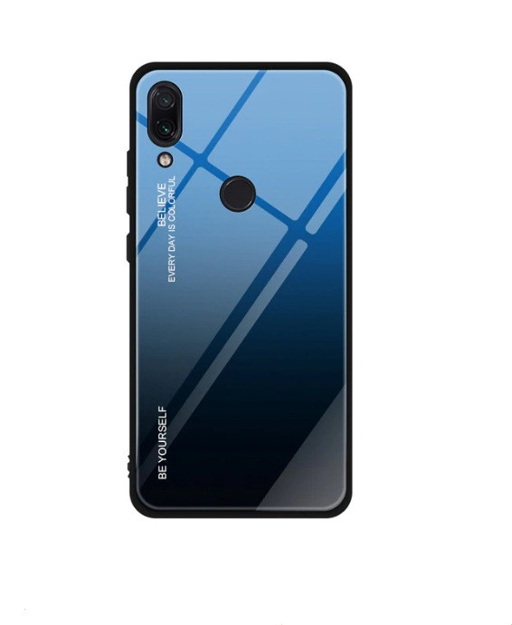 Чохол Gradient для Huawei Y7 2019 Blue-black