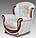 М'яке крісло в класичному стилі "Джове" під замовлення від виробника, каркас з натурального дерева, фото 5