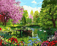 Картина по номерам Вишневый сад (MR-Q2196) 40 х 50 см Mariposa