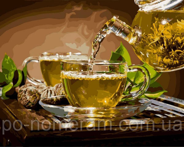 Топ-продажів Малюнок по цифрам Babylon Чай з м'ятою (VP1134) 40 х 50 см, фото 1