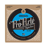 Струны для класической гитары D`ADDARIO EJ48 PRO ARTE 80/20 BRONZE WOUND HARD TENSION