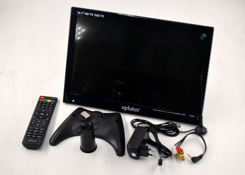 Автомобільний телевізор із цифровим тюнером DVB-T2 14.1" Eplutus EP-143T, фото 1