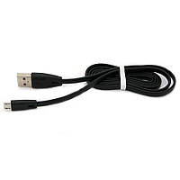 Дата кабель micro USB to USB Walker C320 Black