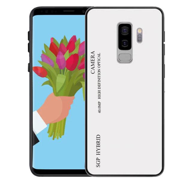 Чохол бампер Primo Gradient Glass для Samsung Galaxy S9 Plus (SM-G965) - White