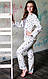 Детская пижама Eirena Nadine (753-34) Звёздочки рост 134/32 белый цвет, фото 3