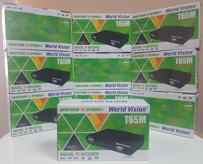 Цифровий ефірний DVB-T2 World Vision T65M тюнер приставка декодер ресивер Т2