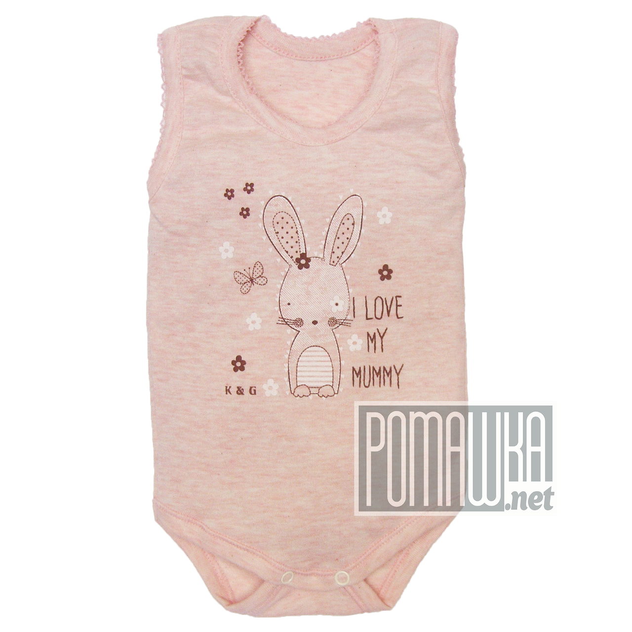 68 3-5 міс боді майка без рукавів рукава для новонароджених бодік маєчка літній 4181РЗВ