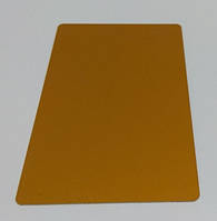 Металлическая визитка для сублимации из алюминия 86*54*0.32мм