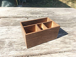 Організатор для спецій, серветок, зубочисток. Дерев'яний органайзер для спецій