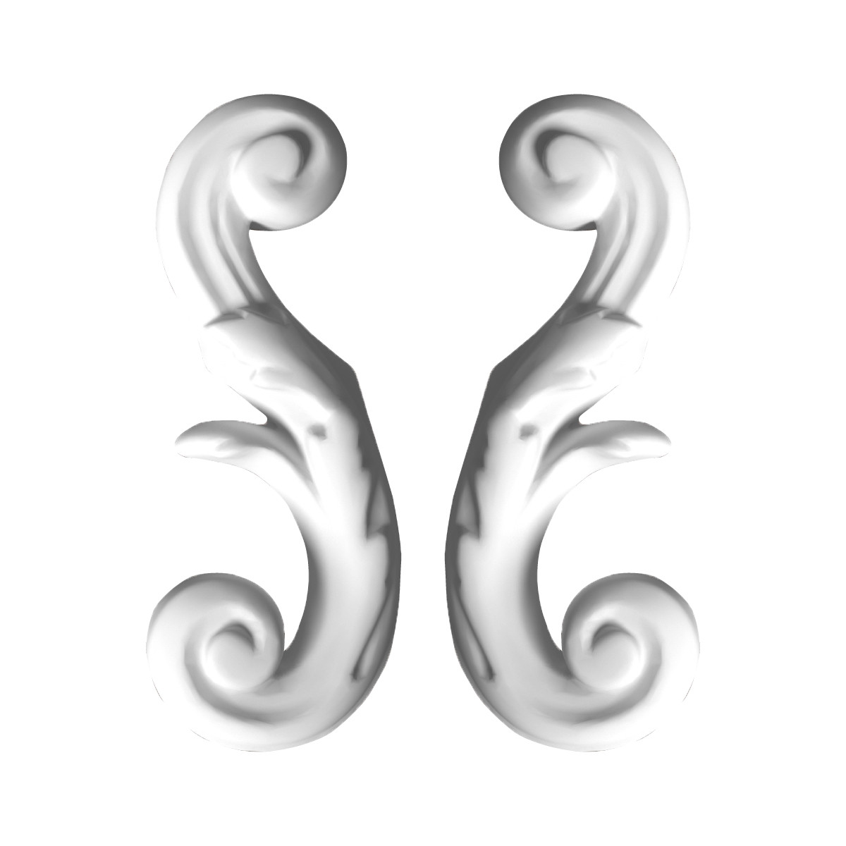 Декоративний кут з гіпсу, гіпсовий кут у-8 һ120мм, фото 1