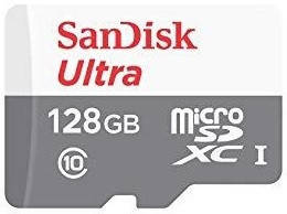 Картка пам'яті microSD 128Gb /SanDisk/Ultra UHS-1 100MB/s+SD (SDSQUNR-128G-GN3MA)