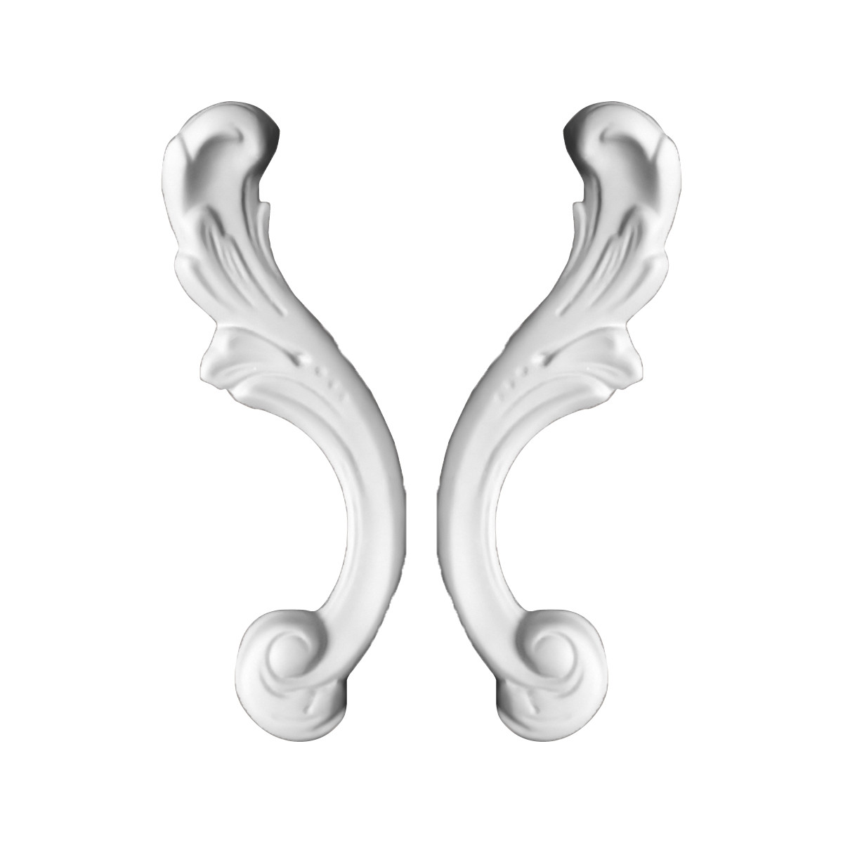 Декоративний кут з гіпсу, гіпсовий кут у-13 һ200мм, фото 1