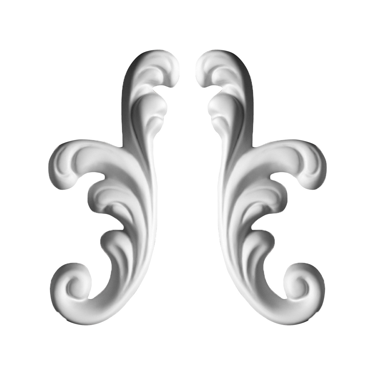 Декоративний кут з гіпсу, гіпсовий кут у-22 һ135мм, фото 1